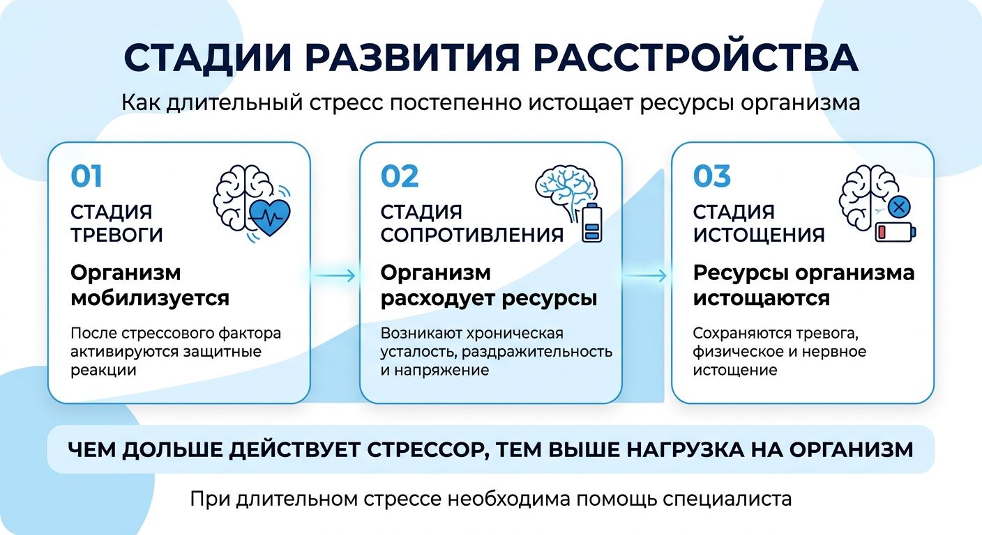 Лечение стресса в Сарове инфографика